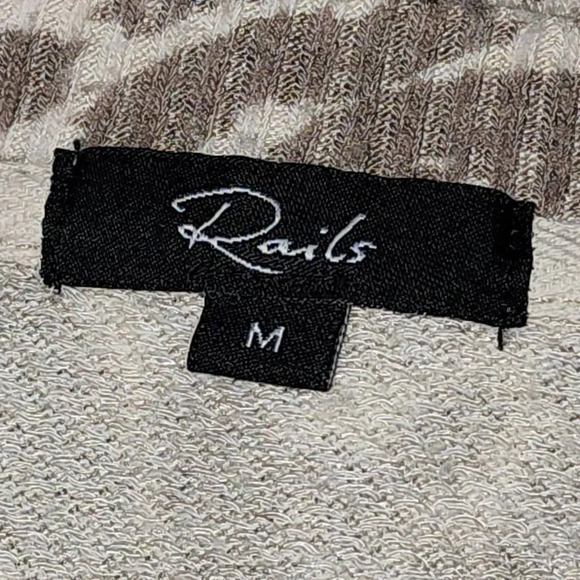 Rails Womens Ramona Natural Animal‎ Spots Crew Sweatshirt Medium - Picture 4 of 6